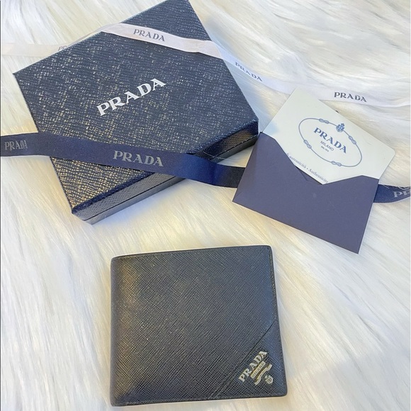 Prada Other - PRADA BLACK BIFOLD MENS WALLET / Card Case